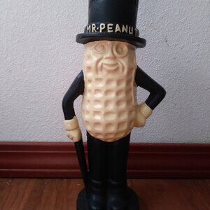 Vintage Planters Mr Peanut Cast Iron Bank